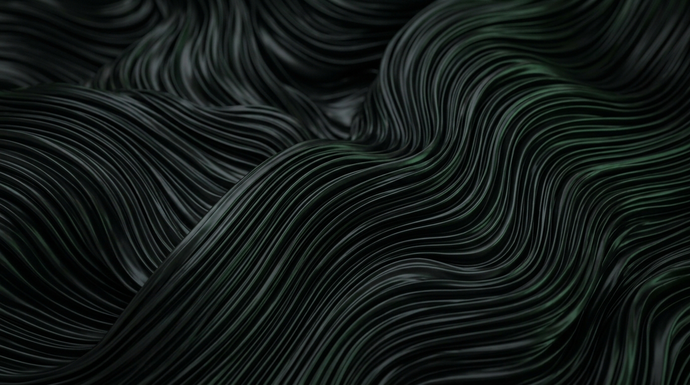 Abstract dark liquid-metal texture representing the AI tool stack for automotive and mobility recruitment