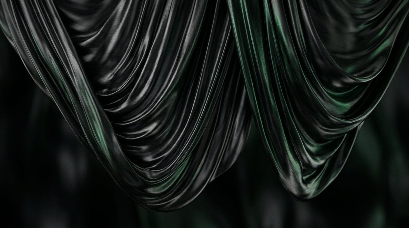 Abstrakte dunkle Liquid-Metal-Textur als Symbol für ein Board-Appointment-Hiring-Signal